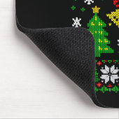 Peace I Come In Peace Couple Matching Ugly Christm Mousepad (Ecke)