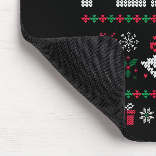 Peace I Come In Peace Matching Couple Ugly Merry C Mousepad (Ecke)