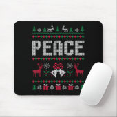 Peace I Come In Peace Matching Couple Ugly Merry C Mousepad (Mit Mouse)