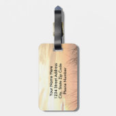 Peace I leave with you, Bible Verse Ocean Sunset Gepäckanhänger (Rückseite vertikal)