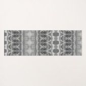 Peace Ikat 3 B&W Yogamatte (Rückseite (Horizontal))