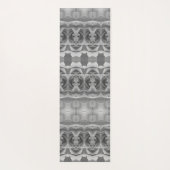 Peace Ikat 3 B&W Yogamatte (Rückseite)
