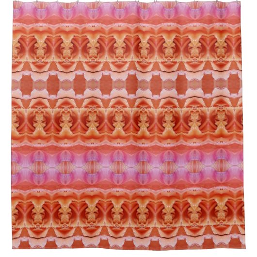 Peace Ikat 3 Duschvorhang (Vorderseite)