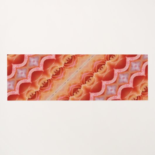 Peace Ikat 7 Yogamatte (Rückseite (Horizontal))