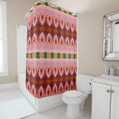 Peace Ikat Duschvorhang (Beispiel)