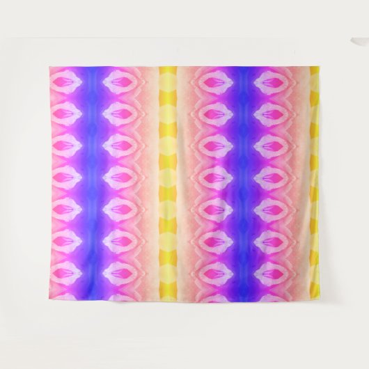 Peace Ikat Ipanema Wandteppich (Vorderseite (Horizontal))