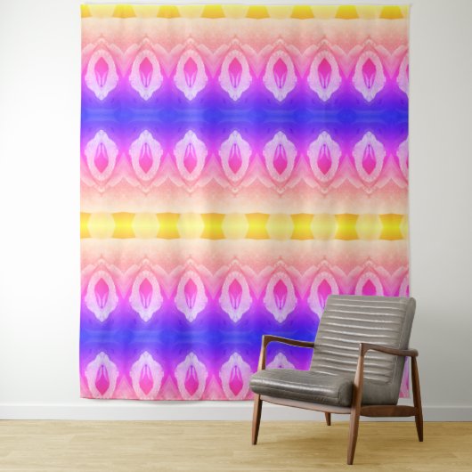 Peace Ikat Ipanema Wandteppich (Beispiel)