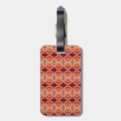 Peace Ikat Zen Gepäckanhänger (Rückseite vertikal)