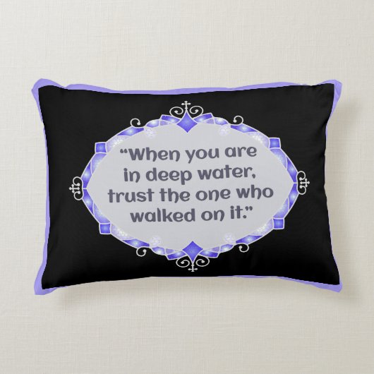 Peace in deep waters dekokissen (Vorderseite)