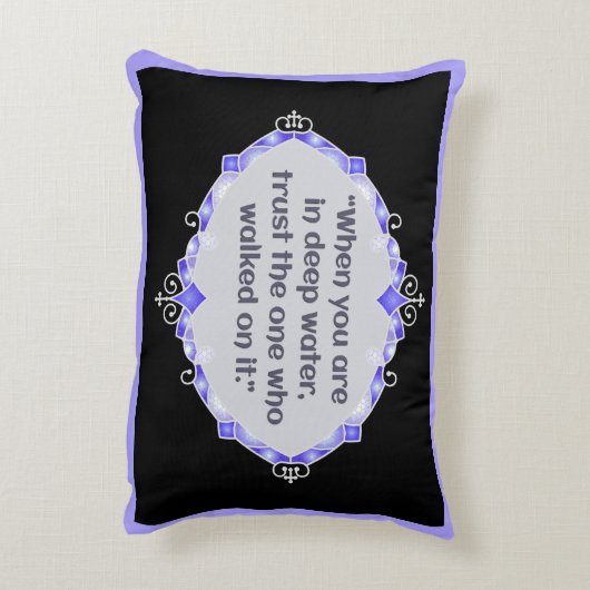 Peace in deep waters dekokissen (Rückseite(Vertikal))