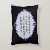 Peace in deep waters dekokissen (Vorderseite(Vertikal))