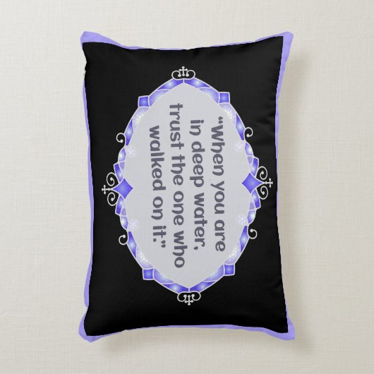 Peace in deep waters dekokissen (Vorderseite(Vertikal))