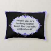 Peace in deep waters dekokissen (Rückseite)