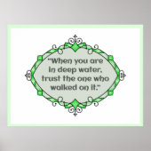 Peace in deep waters poster (Vorne)