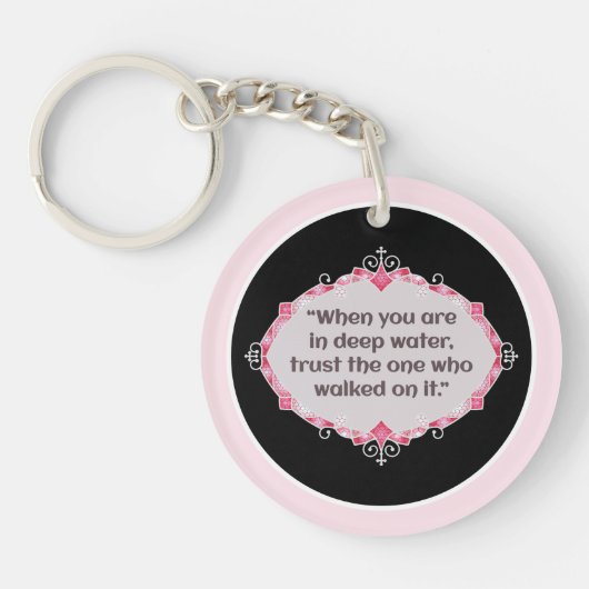 Peace in deep waters schlüsselanhänger (Vorderseite)