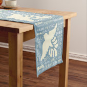 PEACE in vielen Sprachen benutzerdefinierte Farbta Kurzer Tischläufer (Beispiel)