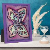 Peace Inspirational Butterfly Malerei Geschenk Pla Fotoplatte (Seite)