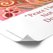 Peace is My Gift Poster with John 14:27 verse (Ecke)