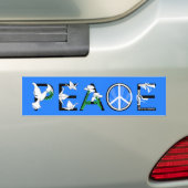 PEACE is the Answer Autoaufkleber (Auf Auto)