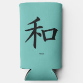 Peace Japanese Calligraphy Symbol Selters Dosenkühler (Vorderseite)