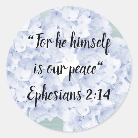 Peace Jesus ist unser "Peace Round Sticker" Runder Aufkleber (Vorderseite)