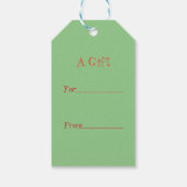 Peace Joy Christmas Geschenkanhänger (Rückseite)