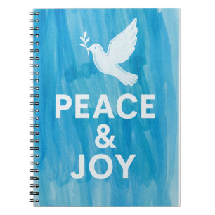 Peace & Joy Feiertage Notizblock