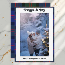 Peace & Joy Gingham Kariert Foto