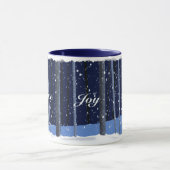 "Peace Joy Liebe" 11 oz Marine Tasse (Zentrum)