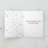 Peace Joy Liebe Holiday Card Karte (Innenseite)
