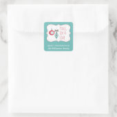 Peace Joy Liebe Personalisiert Holiday Sticker (Tasche)