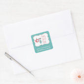 Peace Joy Liebe Personalisiert Holiday Sticker (Umschlag)