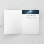 Peace Joy Liebe Weihnachten wünscht Karte (Innenseite)