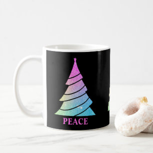 Peace Joy Liebe Weihnachtsbaumen Kaffeezucht Tasse
