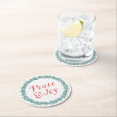 Peace & Joy Vintag Style Weihnachten Untersetzer (Vor Ort)
