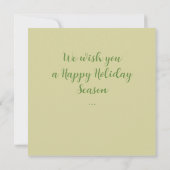 Peace joy xxx Christmas Karte (Rückseite)