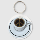 Peace Kaffee Schlüsselanhänger (Vorderseite)