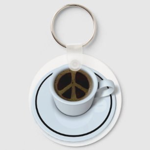 Peace Kaffee Schlüsselanhänger