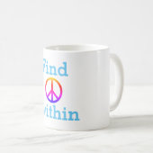Peace  kaffeetasse (VorderseiteRechts)