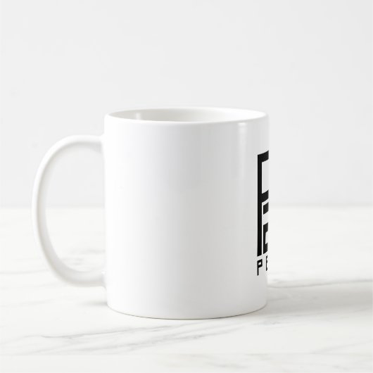 Peace Kaffeetasse (Links)