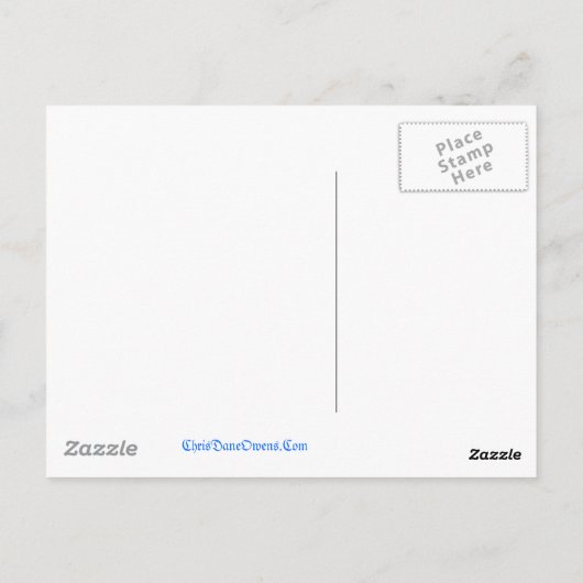 PEACE-Karte Postkarte (Rückseite)