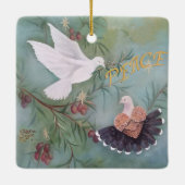 Peace keramikornament (Rückseite)