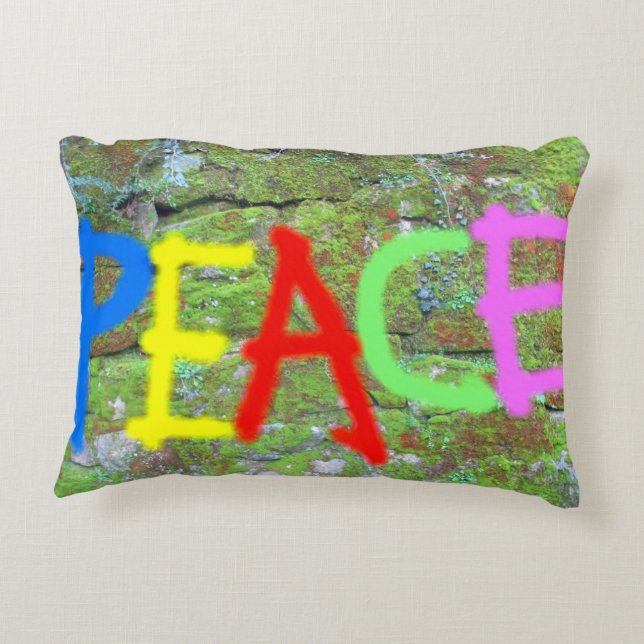 PEACE - Kissen (Rückseite)