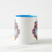 Peace Lady TMH Zweifarbige Tasse (Mittel)