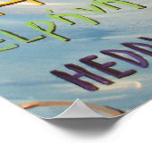 "Peace Language - Version 2" print (SSS) Poster (Ecke)