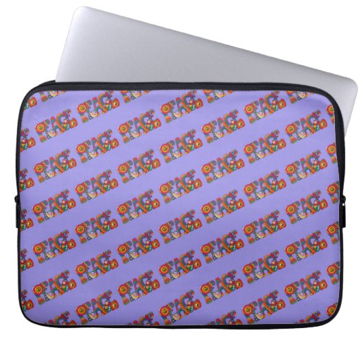 Peace Laptop Sleeve (Vorderseite)