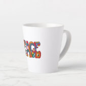 Peace Latte Tasse (Rechte Ecke)