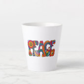 Peace Latte Tasse (Vorderseite)