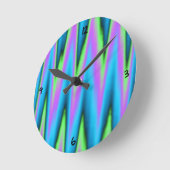 Peace Leaf Runde Wanduhr (Winkel)