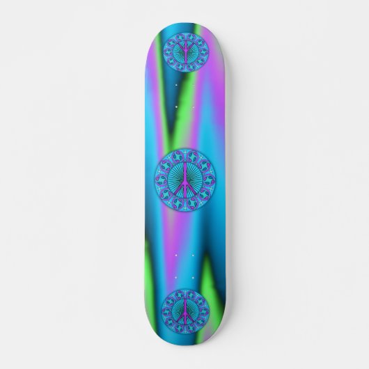 Peace ~ Leaf Skateboard Deck (Vorne)